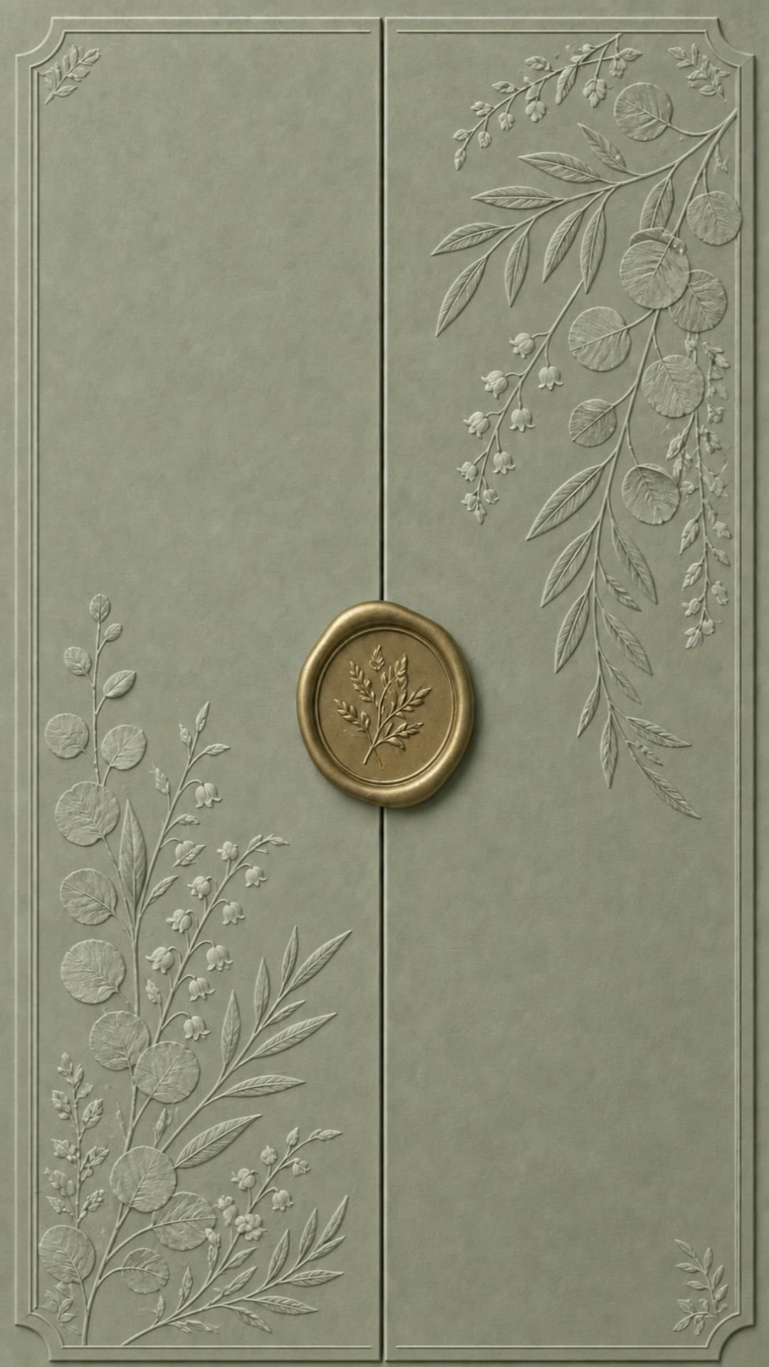 Élysée Sage Wedding Invitation design