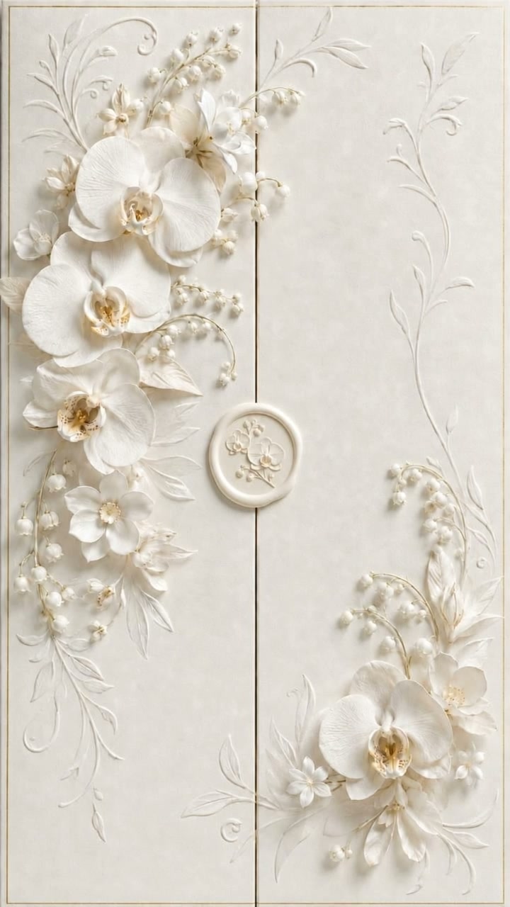 Orchidée Wedding Invitation design