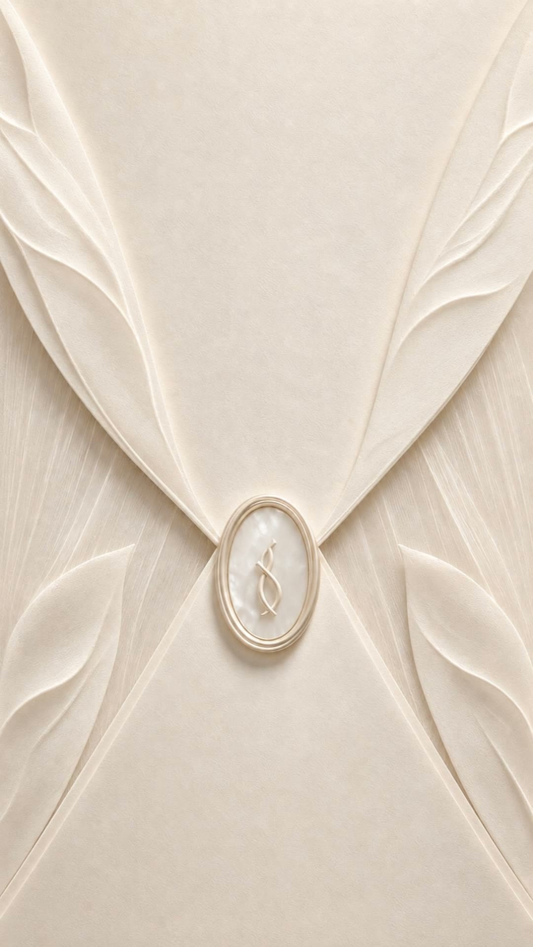 Pearl Ivory Wedding Invitation design