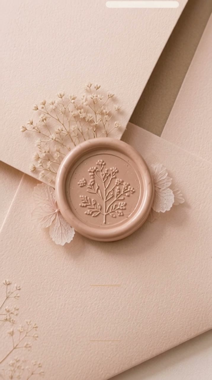 Romantic Wedding Invitation design