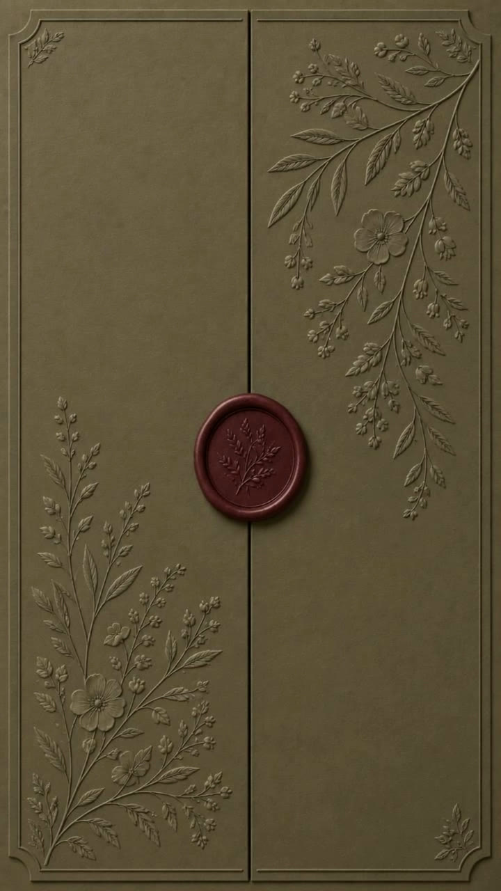 Vintage Wedding Invitation design